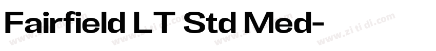 Fairfield LT Std Med字体转换